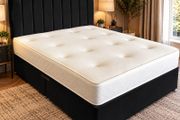 New 4ft6 black double bed and mattress sale