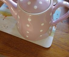 Teapot  Jug  Sugar bowl and tray