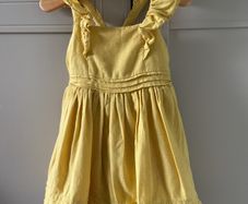 M&S yellow 3-6 month dress