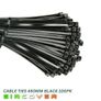 Heavy Duty White Cable Ties 300mm  Black 100pk Image 8