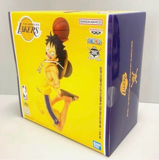 ONE PIECE x NBA Monkey D Luffy Los Angeles Lakers Master Stars Piece Figure