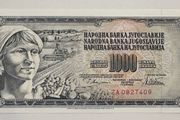 Jugoslavia 1000 Dinara 1978 Banknote