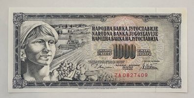 Jugoslavia 1000 Dinara 1978 Banknote