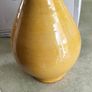 Vintage Earthenware Vase by Thomas Buxo Modern Abstract Ceramic vase1960-1970 | Brown Ochre Yellow | Mid-Century Decor Image 9