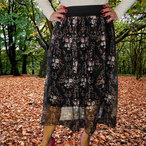 New skirt with elastic and tulle, smaller oversize