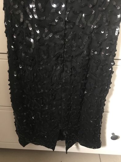 vintage sequin midi dress