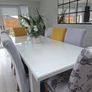 Glass topped dining room table 8 seater Image 4