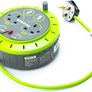 2 Socket Cable Reel | 5m Green Extension Lead | 13A with Thermal Cut Out | Heavy Duty Outdoor Extension Lead Image 4