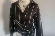 black linen blouse - reduced further