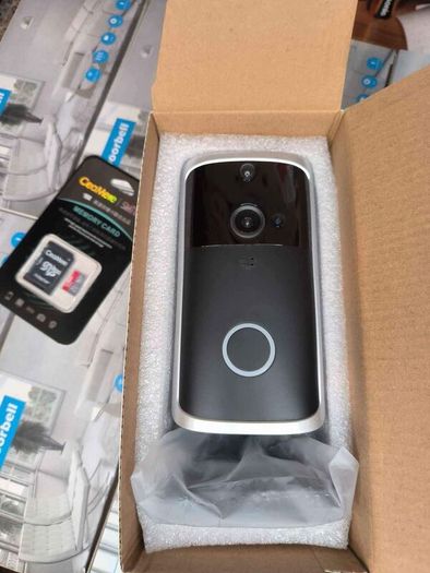 Smart Doorbell Video Camera Alarm Phone Security Wireless SD Card Record