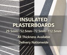Insulated Plasterboard 29mm 52mm 72mm 112mm Internal Wall Insulation Warmboard
