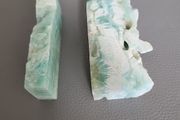 Pair of hemimorphite specimens