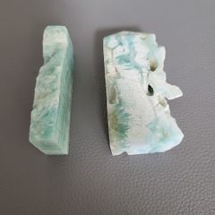 Pair of hemimorphite specimens