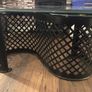 Antique glass coffee table Image 3