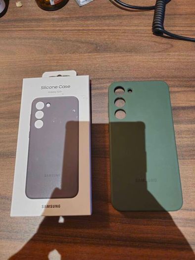 Official samsung s23 plus silicone case green