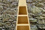 Antique wooden obelisk shelves
