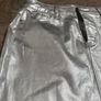 lipsy silver coated midi skirt bnwt size 14 Image 2