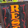 3 Vintage Hand-Painted Wooden Signs (1980s) Image 3