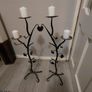 wrought iron candle holders Image 2