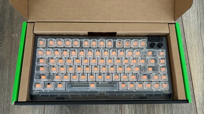 Razer BlackWidow V4 75% Phantom White