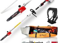 main image for ad BU-KO 52cc Long Reach Petrol Hedge Trimmer and Pruner Saw with 75cm Extension Pole and Toolbag for Convenient Storage, Ultimate Garden Tool for Precision Cutting, Trim Hedges and Prune with Ease