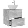 Wall-Mounted Sink Vanity Set With 2 Drawers Image 5