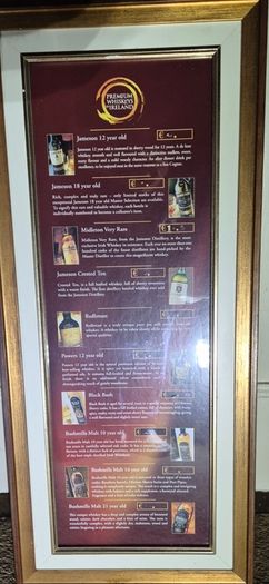 whisky framed picture