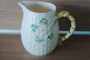 Vintage Belleek  Shamrock Jug 11m High