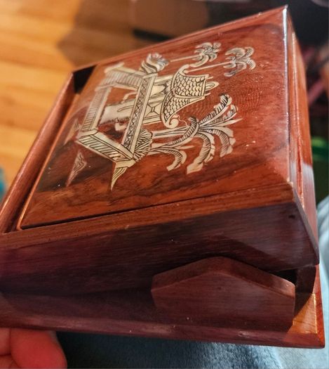 Vintage Cigarette Wooden Box