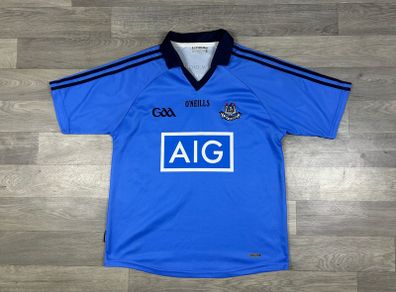 Oneills Dublin Dubs Gaa Jersey Shirt Mens Small