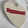 Wooden Hanging Plaque | Heart Shaped Image 2