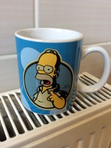 The Simpsons. Official Homer Simpson Mug. Brand New Without Box. Collect In Dublin Or Receive Via Post.