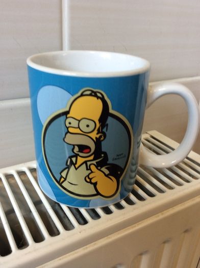The Simpsons. Official Homer Simpson Mug. Brand New Without Box. Collect In Dublin Or Receive Via Post.