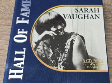 Sarah Vaughan - Hall of Fame 5 CD Boxset with 40 page booklet