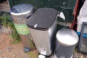 3 kitchen bins
