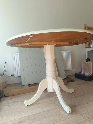 white table