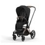 Cybex Priam Pushchair & Carry Cot - Rosegold/Sepia Black Image 2