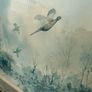 W. Milliken (1920 to 2014) Pheasants in Flight. Vintage Brotherton Gallery Sporting Print Image 3