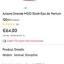 Ariana Grande MOD perfumes Vanilla Blush 100ml Image 8