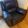 Recliner black Leather Image 2