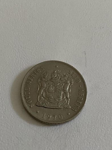 1970 South African 10 cents