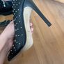Brand new aldo genuine leather black stilletto gold studs Image 6