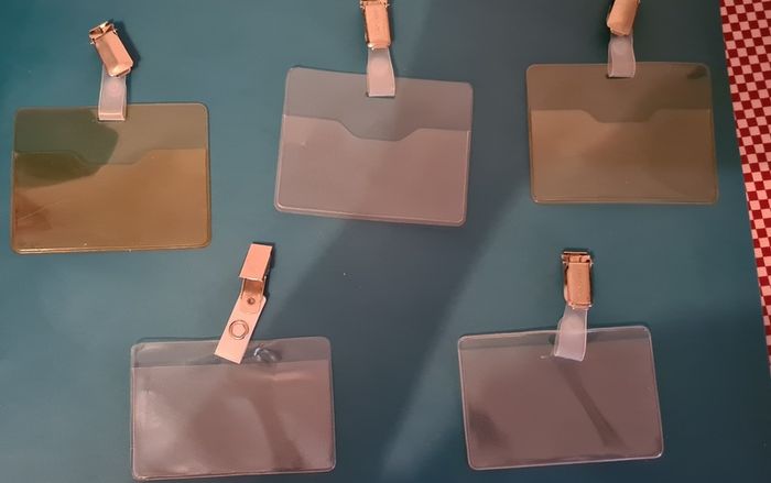 A Large Selection of Name Badge Holders