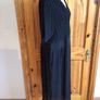 Boohoo Black pleated v neck midi dress Uk 20 postage included Image 4