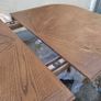 Extendable Dining Table with Rounded Corners, 1970s Image 4