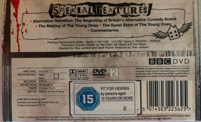The Young Ones (Complete Series 1+2 Boxset)  [DVD TV Boxsets]