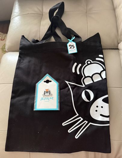 Jellycat 25th Anniversary Tote Bag and Jellycat Jack Pin