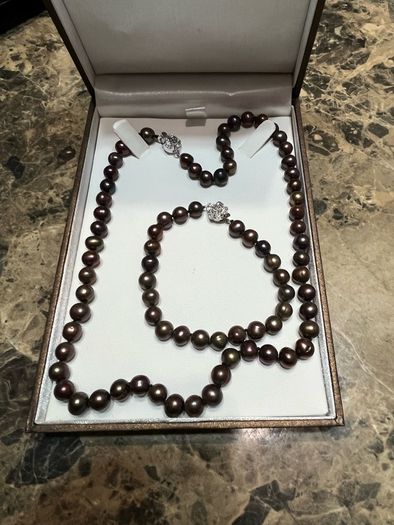 pearl necklace set