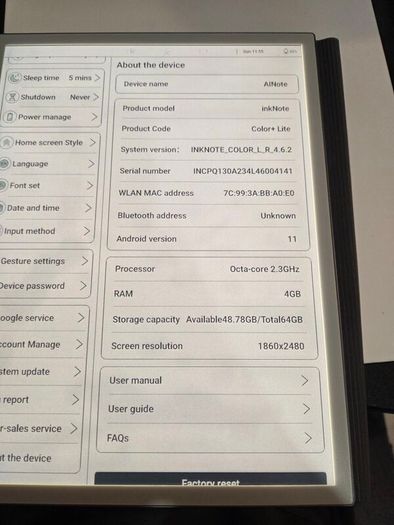 Bigme inkNote Color+ Lite 10.3" Colour E-Ink Tablet