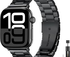 Compatible for Metal Apple Watch Straps 46mm 45mm 44mm 49mm 42mm 41mm 40mm 38mm Men, Business Stainless Steel Bands for iWatch Ultra 3/2/1,SE3,Series 11 10 9 8 7 6 5 4 3 2 1